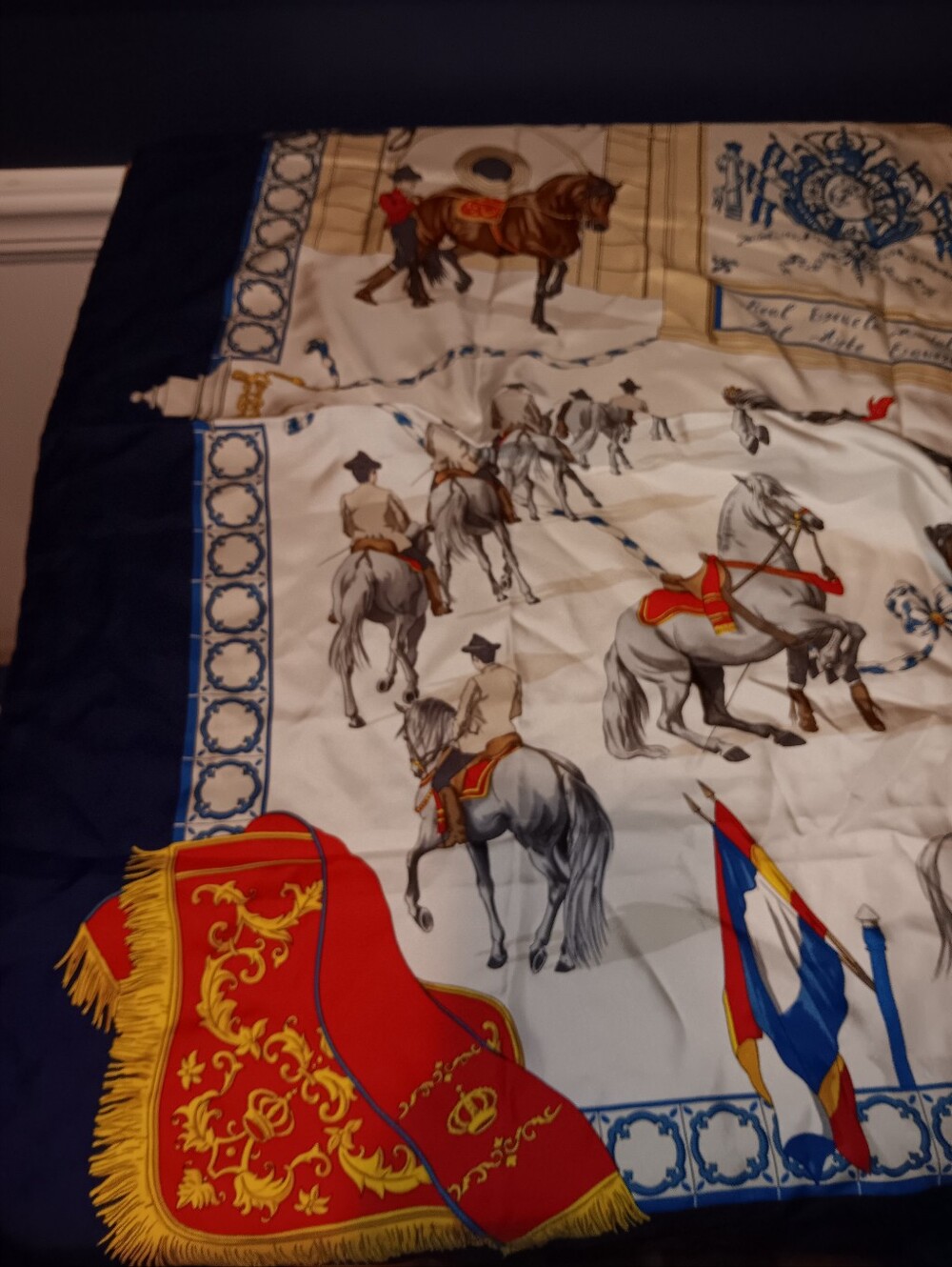 Hermes Equstrian Motif Silk Scarf - Picture 3 of 3